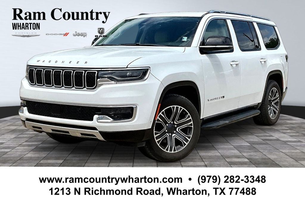 2024 Jeep Wagoneer Series II in Bright White Clearcoat — front three-quarter view